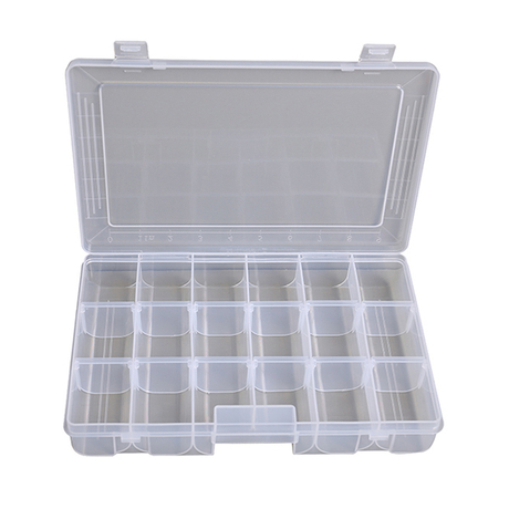 Jewelry Organizer Box Clear 40 Compartment Organizer Box