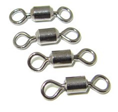 Fishing Swivel Black Nickle Rolling Swivel Fishing Hook Line Connector Fishing Tackle Accessories
