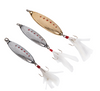 Simulated Fishing Lure Spoons Gold Silver Spoon Hard Metal Lure