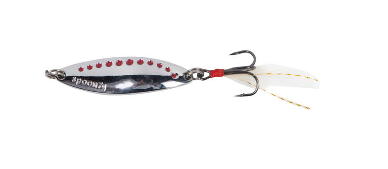 1PCS Blade Fishing Lures with Treble Hooks Metal Spoons