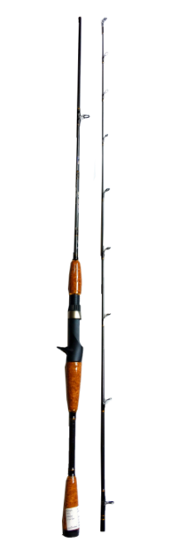 Wooden Handle Deep Sea Casting Fishing Rod