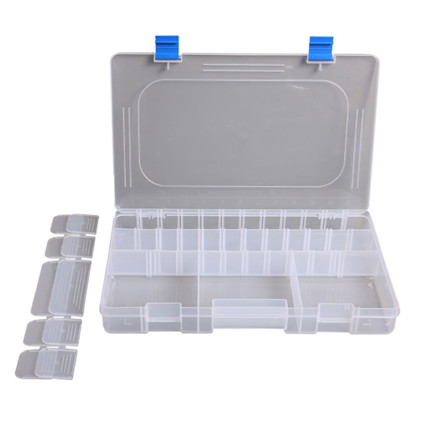 Adjustable Divider Organizer Box Big Space Clear Container Case