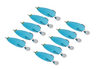 1Pcs Blue Color Hollow Body Soft Rat Fishing Lure Artificial Bait
