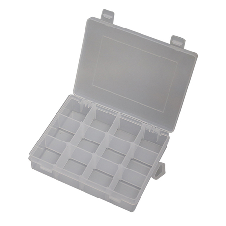 Transparent Plastic Mesh Fishing Gear Container Storage Box
