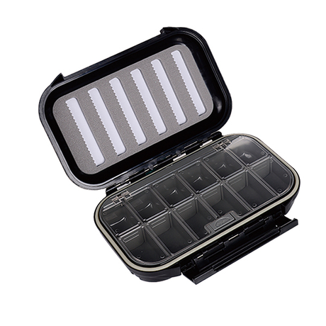 Fish Fly Fishing Box Fly Storage Protective Shell Waterproof Two-Sided Transparent Box