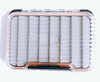 1 Pcs Waterproof Plastic Fly Fishing Box Multi-function Fishing Gear Box Orange