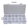 Adjustable Transparent Plastic Fishing Gear Storage Box