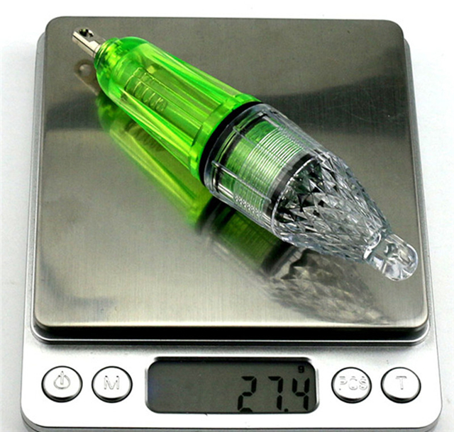 12cm Greem LED Flash Fishing Light Deep Drop LED Lamp
